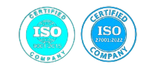 ISO 9001-2015 and ISO 27001-2022 certifications